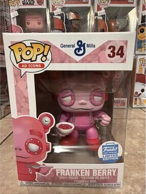 Funko Pop! Ad Icons - Frankenberry #34 Funko (Exclusive) w/Protector